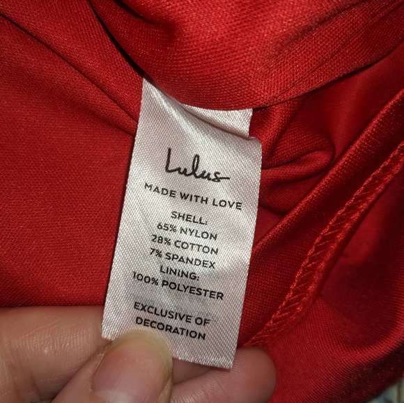 Lulu's bodycon red dress - Picture 6 of 8